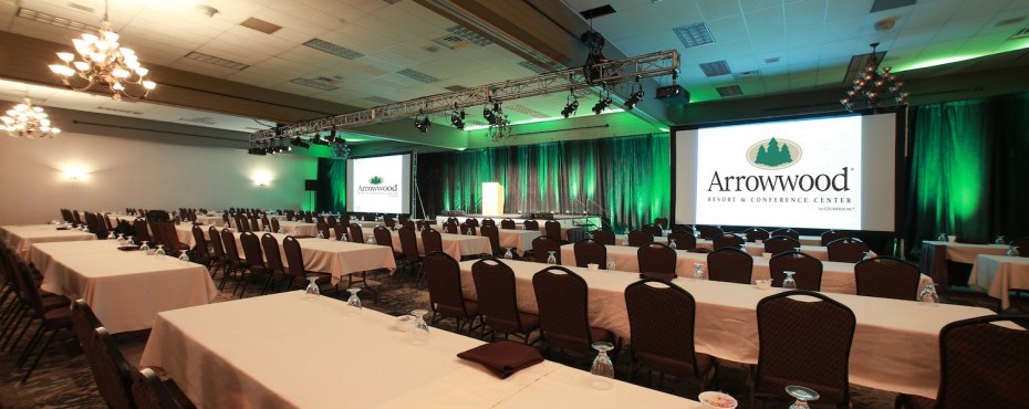 Lake Darling Ballroom setup for an event