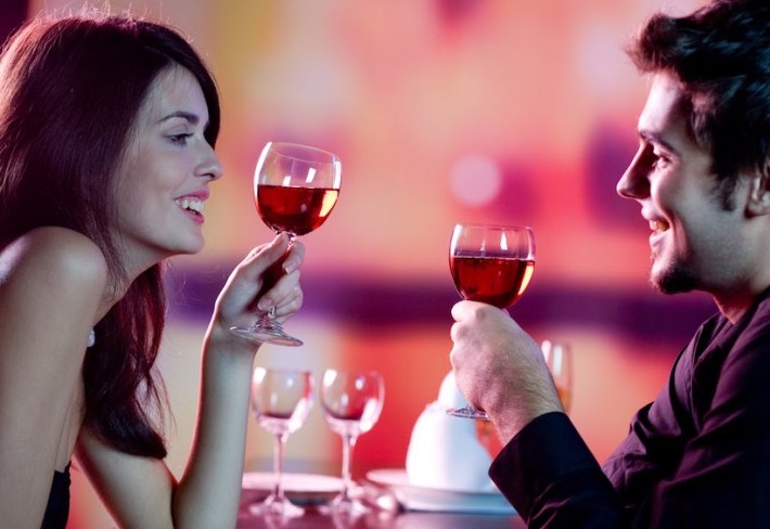 Couple with Wine